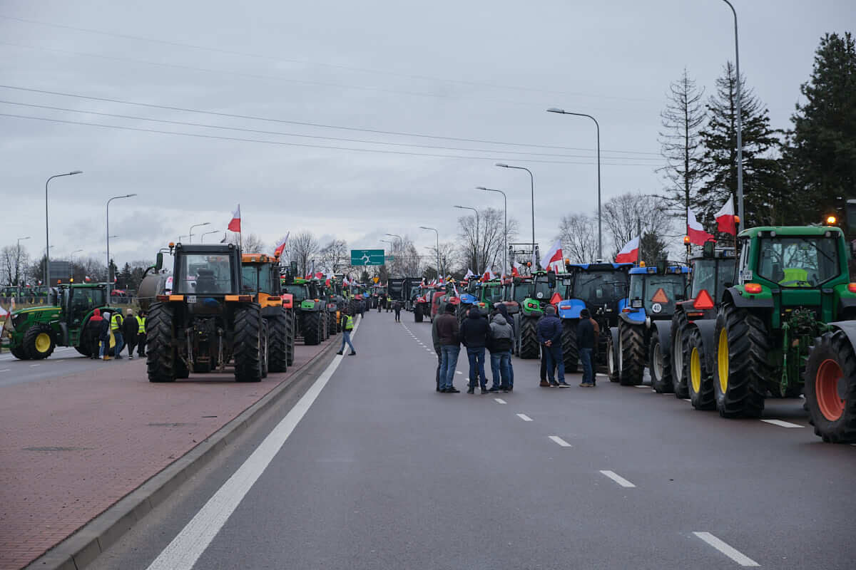 Wojewoda Lubelski spotkał się z rolnikami. Omawiano przyszłość lubelskiego rolnictwa 1 Protest rolników w Maryninie