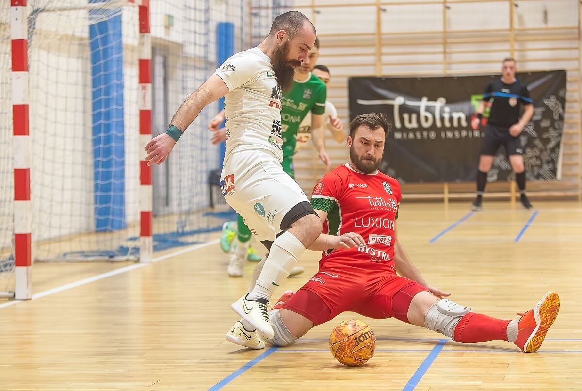 Luxiona AZS UMCS Lublin walczy o utrzymanie. Remis z WKS-em Śląsk Futsal Wrocław 2 futsaliści