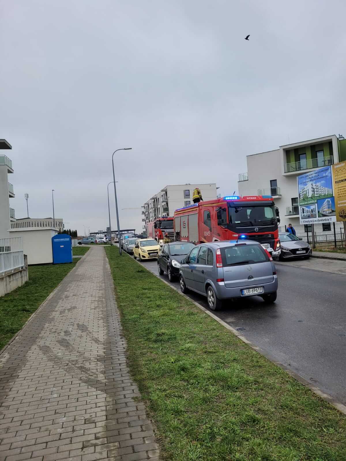 Pożar mieszkania przy ul. Urbanowicza w Lublinie