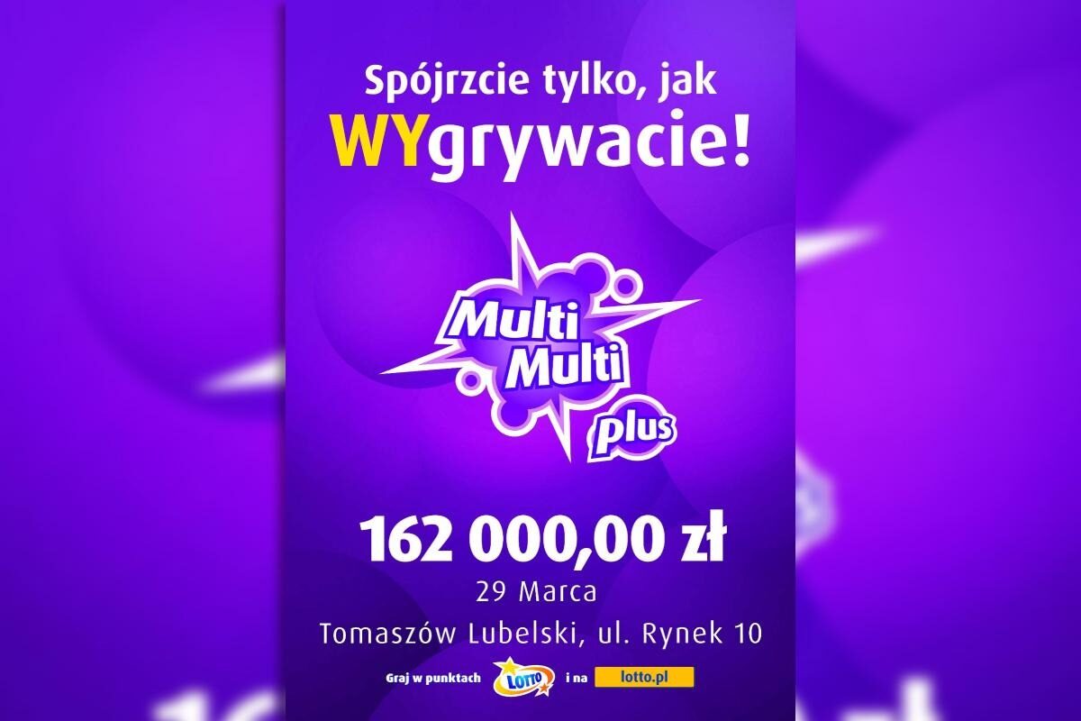 Kolejni szczęśliwi gracze z Lubelskiego! 1 grafika MultiMulti Plus Chełm