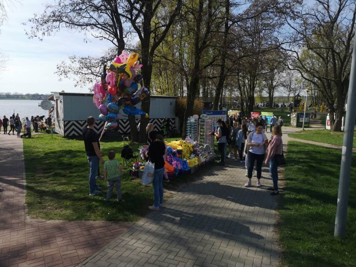 Niedziela nad Zalewem Zemborzyckim