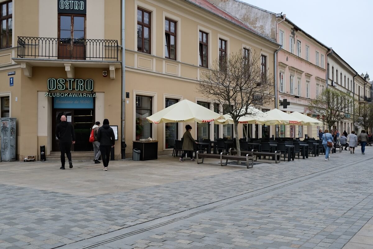 Pierwsze ogródki gastronomiczne na deptaku w Lublinie
