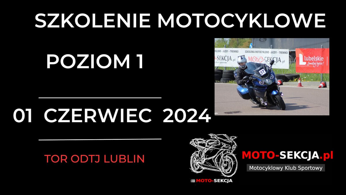 Szkolenie motocyklowe z doskonalenia techniki jazdy — Poziom 1 2 Doskonalenie technik jazdy motocyklem