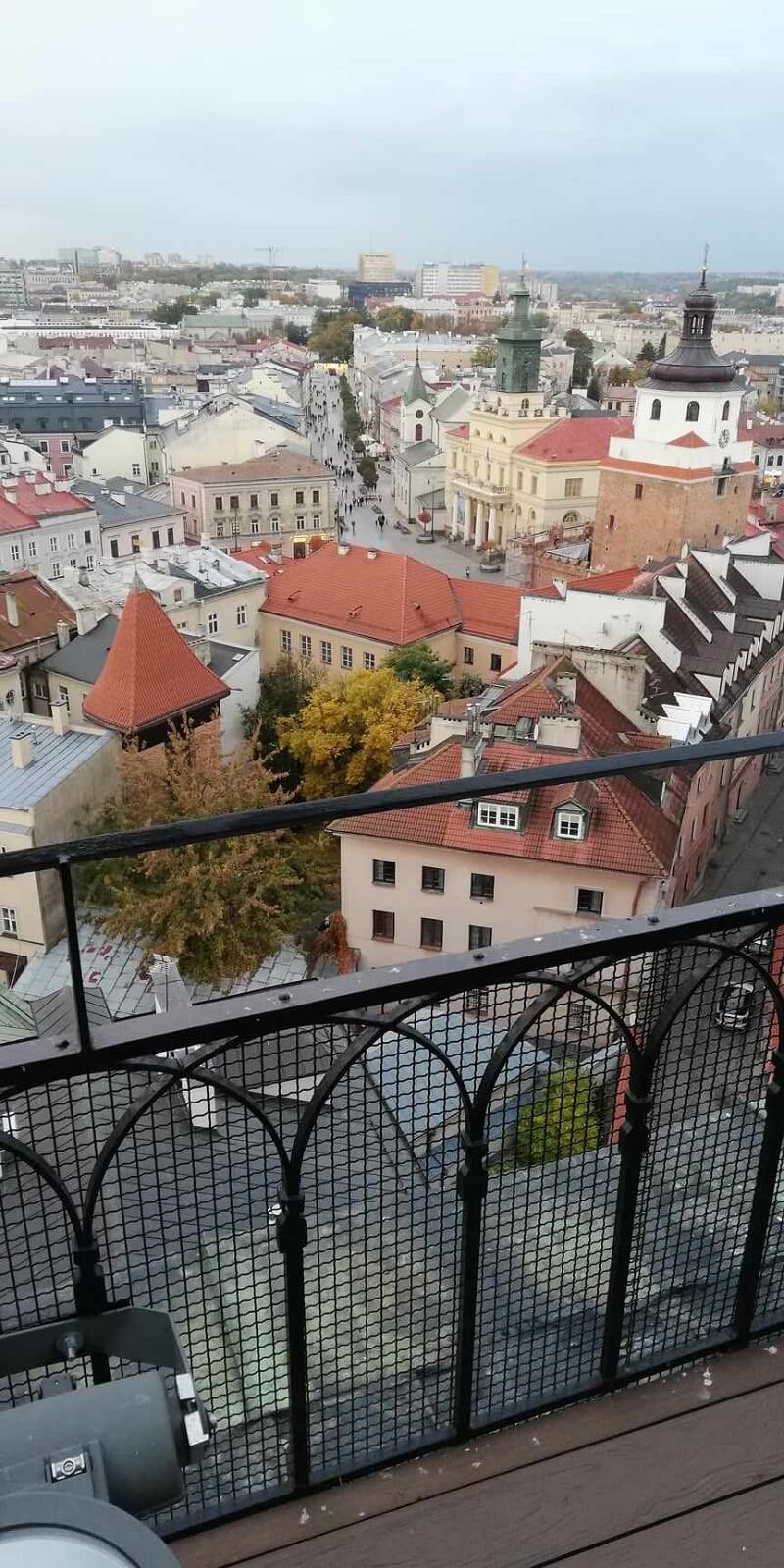 Otwarcie sezonu w Muzeum Archidiecezjalnym — Wieża Trynitarska w Lublinie 4 Panorama Lublina z wieży