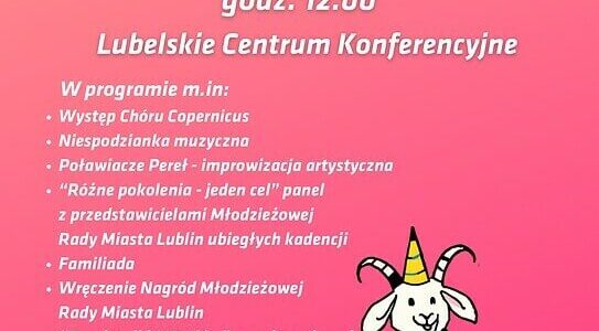 "Największa 18-stka w mieście" – Jubileusz Młodzieżowej Rady Miasta Lublin 1 Plakat wydarzenia „Jak nie my to kto – Największa 18-tka w mieście! Backstage Młodzieżowej Rady Miasta Lublin