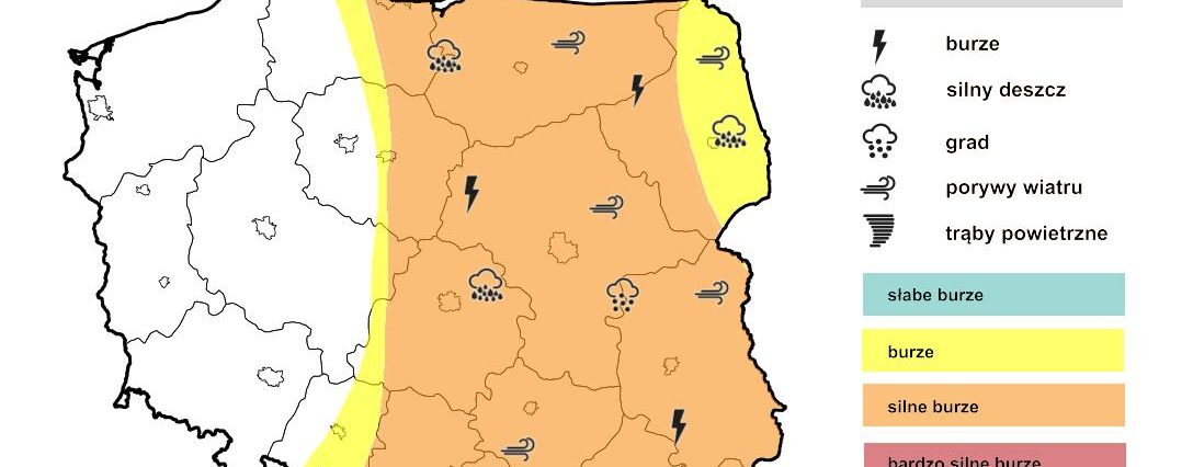 Pogoda na środę. Do popołudnia słońce, wieczorem możliwe silne burze. IMGW wydał ostrzeżenie drugiego stopnia 2 Prognoza burzowa IMGW na środę, 29 maja 2024