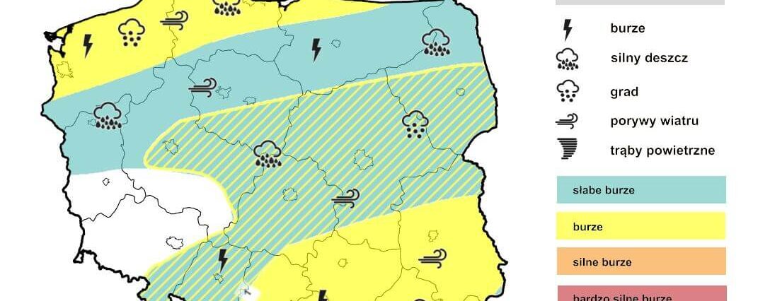 Po południu możliwe burze i silny deszcz. IMGW ostrzega: „Zjawiska burzowe będą bardzo lokalne” 1 Prognoza burzowa IMGW na wtorek, 18 czerwca 2024