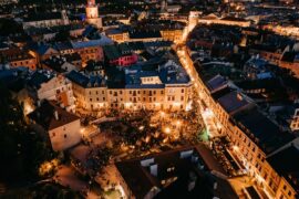 Miasto Lublin z gory