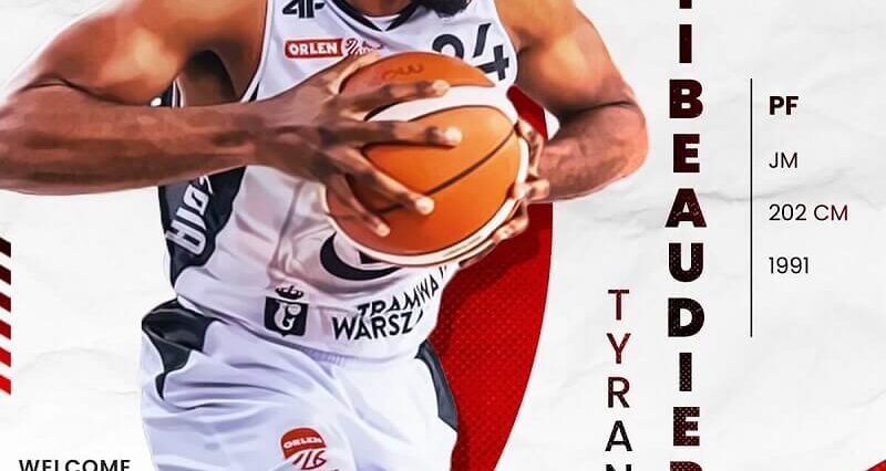 Polski Cukier Start Lublin wzmacnia skład. Tyran De Lattibeaudiere dołącza do drużyny 1 Plakat oficjalny Start Lublin