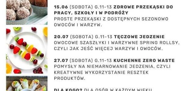 Gotuj zdrowo — żyj zdrowo. Kolorowe i ekologiczne warsztaty kulinarne 1 Plan warsztatów kulinarnych