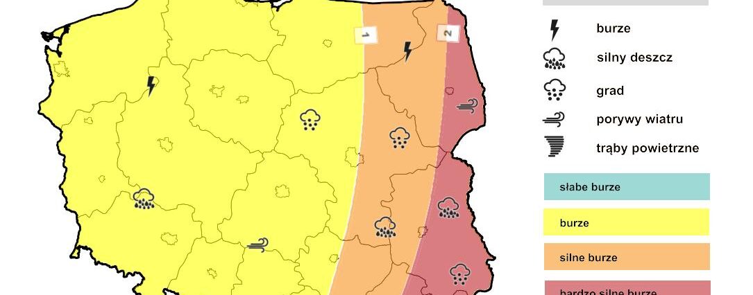 Żar leje się z nieba, a IMGW ostrzega przed gwałtownymi burzami. Są ostrzeżenie II i III stopnia dla Lublina i okolic 1 Prognoza burzowa IMGW na czwartek, 11 lipca 2024