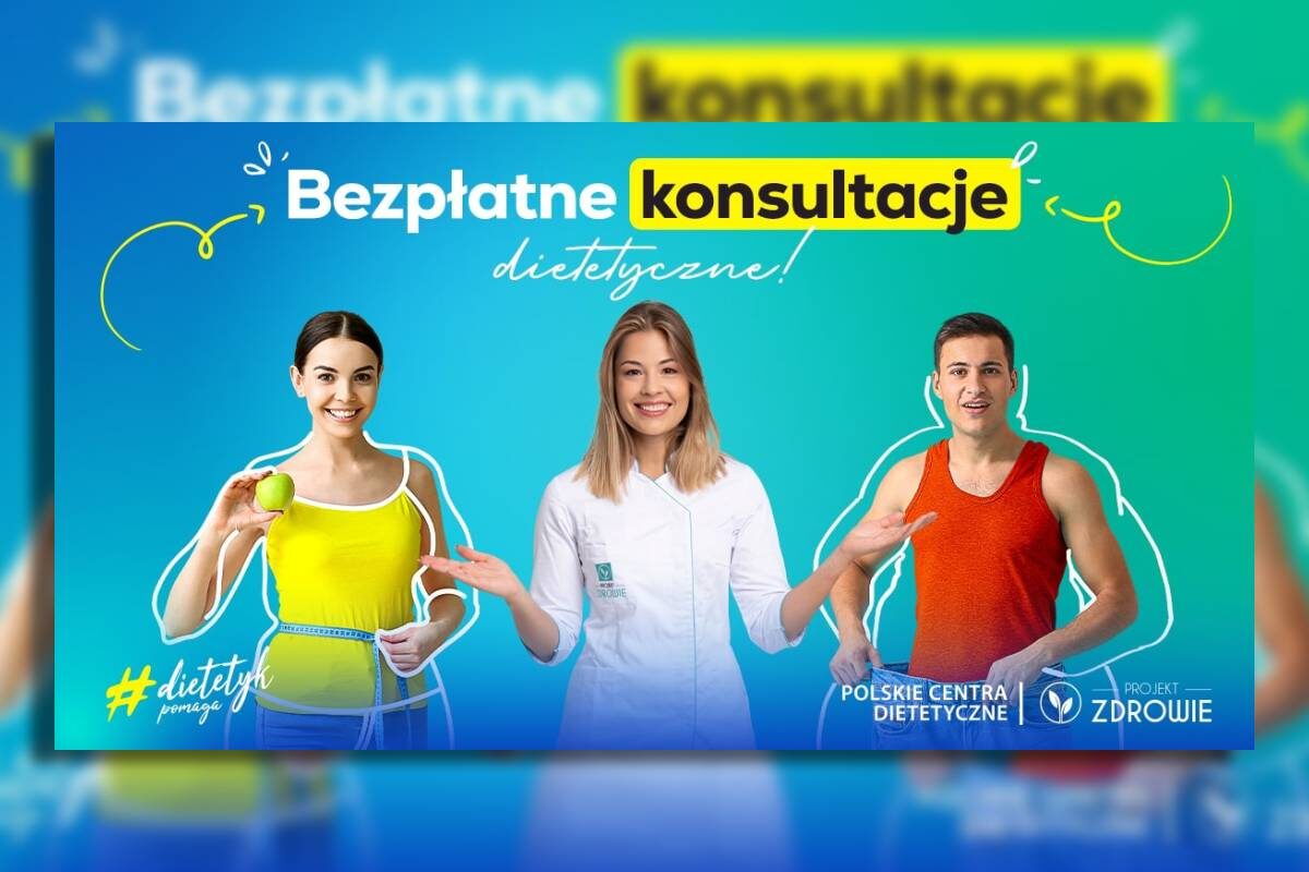 Bezpłatne konsultacje z dietetykiem w Projekt Zdrowie Lublin Ametystowa w ramach akcji „Dietetyczne konsultacje — także w wakacje!” 1 grafika Bezpłatne konsultacje dietetyczne
