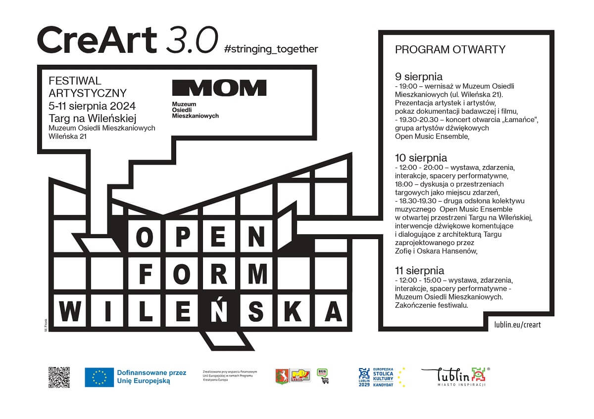 Nowy festiwal Open Form. Sztuka na Targu Wileńskim 1 Open Form Wileńska