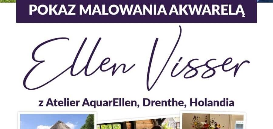 Malowanie akwarelą z Ellen Veisser – wyjątkowy pokaz sztuki w Lublinie 1 grafika Pokaz malowania akwarelą