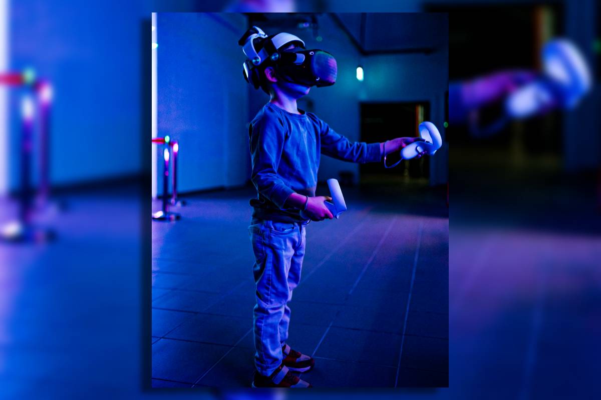 Odkryj magię technologii na wystawie Technolandia! 4 dziecko, google VR
