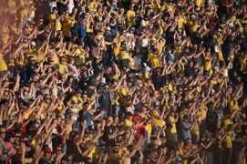 kibice orlen oil motoru lublin na trybunach