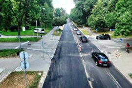 nowy asfalt na ul sowinskiego