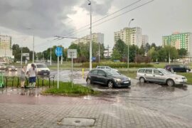 zalane rondo berbeckiego w lublinie