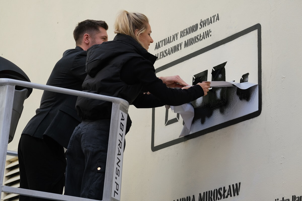 Mural Aleksandry Mirosław w Lublinie