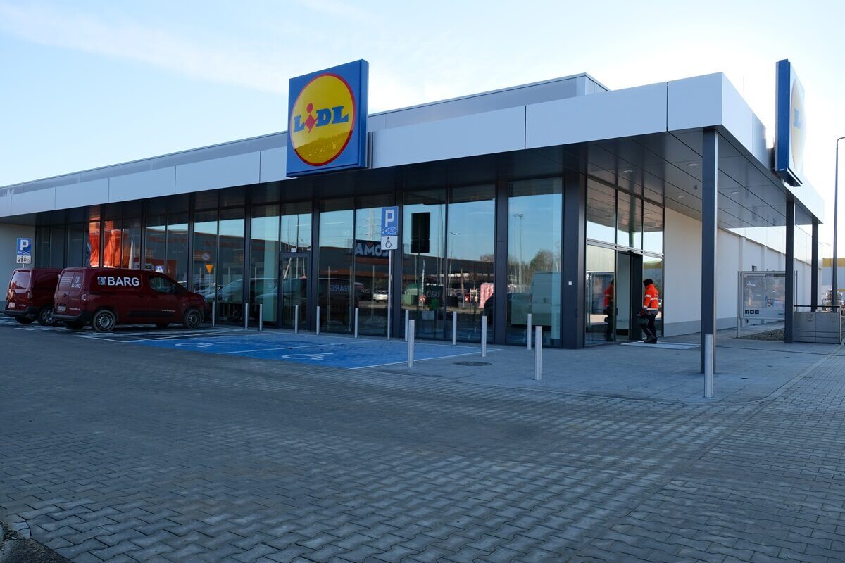 Wkrótce otwarcie 15. sklepu Lidl w Lublinie. Nowość, której nie znajdziesz w żadnym innym Lidlu! 2 Prace wokół sklepu Lidl przy ul. Gęsiej