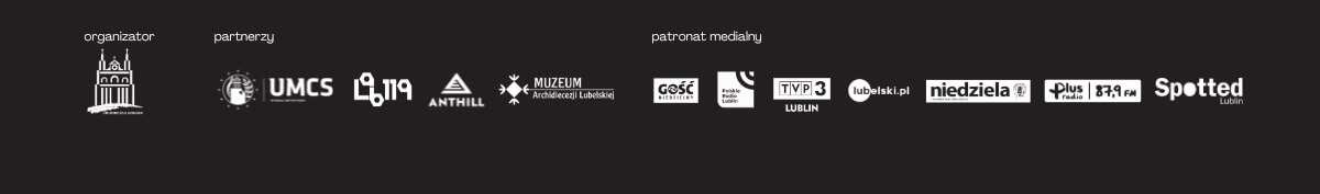 Lublin rozświetlą wyjątkowe "Iluminacje Miasta". Trzy symboliczne budynki staną się wielkimi ekranami! 4 Belka patronów wydarzenia
