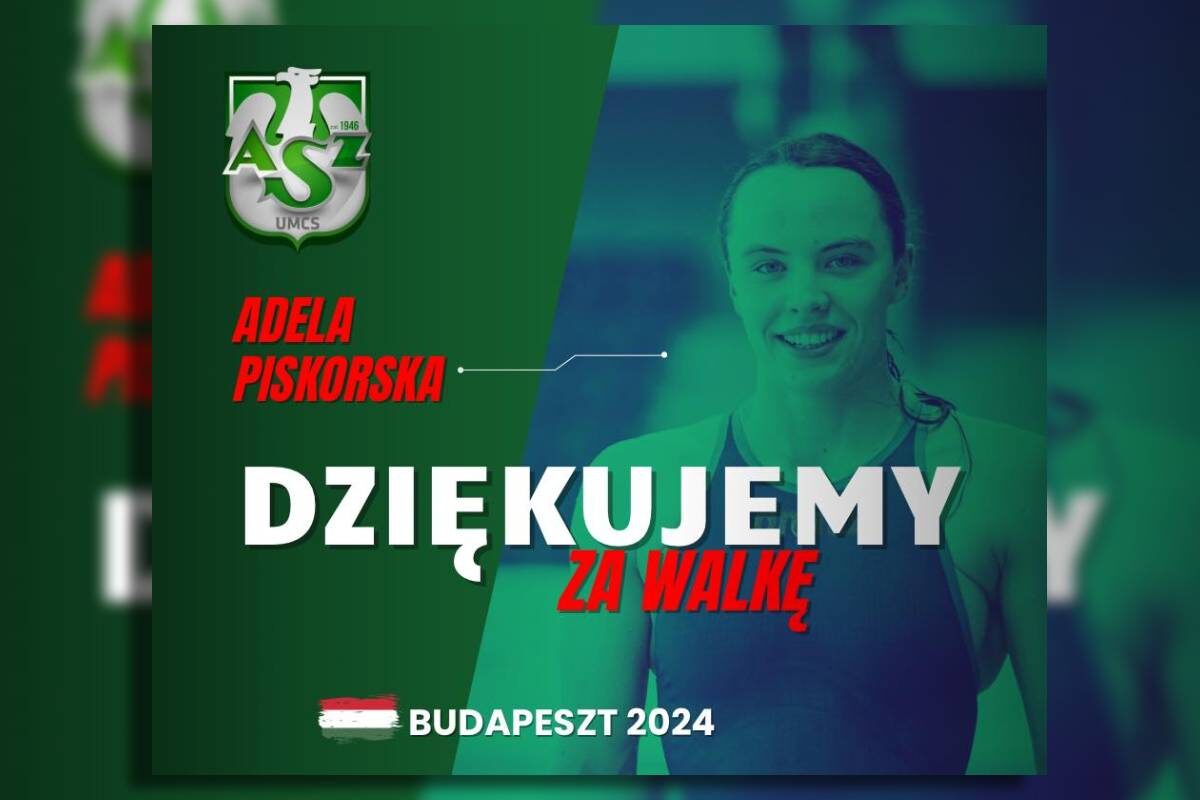 Podsumowanie Mistrzostw Świata w pływaniu. Dwa brązy dla Polski 1 Adela Piskorska AZS UMCS Lublin