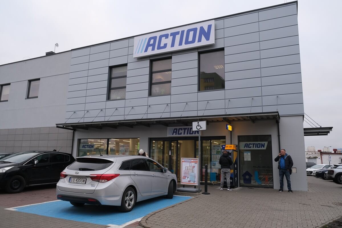 Action przy ul. Hutniczej w Lublinie
