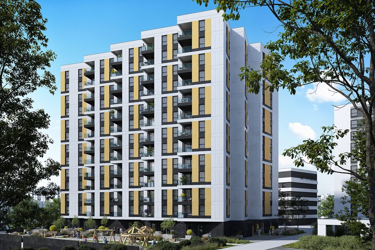 W styczniu ruszy budowa apartamentowca przy ul. Północnej. Obiekt ma mieć 14 kondygnacji i pomieścić 115 mieszkań 5 Tak ma wyglądać apartamentowiec Północna 31