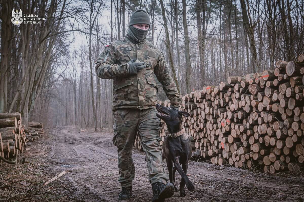 Terytorialsi i psy ratownicze w akcji. Lubelska Grupa K9 doskonali swoje umiejętności 4 Grupa K9 2 LBOT
