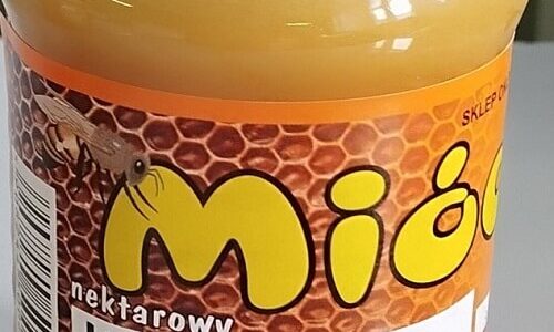 Miód nektarowy zanieczyszczony Sulfonamidami. Spożycie produktu może wywołać reakcję alergiczną 1 Słoik miodu nektarowego