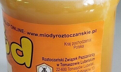 Miód nektarowy zanieczyszczony Sulfonamidami. Spożycie produktu może wywołać reakcję alergiczną 2 Słoik miodu nektarowego