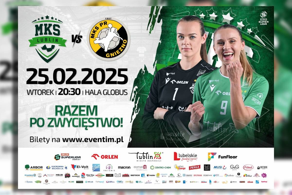 Kibicuj na żywo! MKS FunFloor Lublin walczy o punkty w ORLEN Superlidze 1 Plakat MKS FunFloor Lublin vs MKS URBiS Gniezno