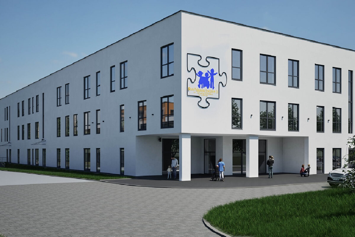 Nowa szkoła podstawowa w Lublinie. Miasto inwestuje ponad 80 mln zł w oświatę 2 Szkoła Podstawowa w Lublinie - wizualizacja