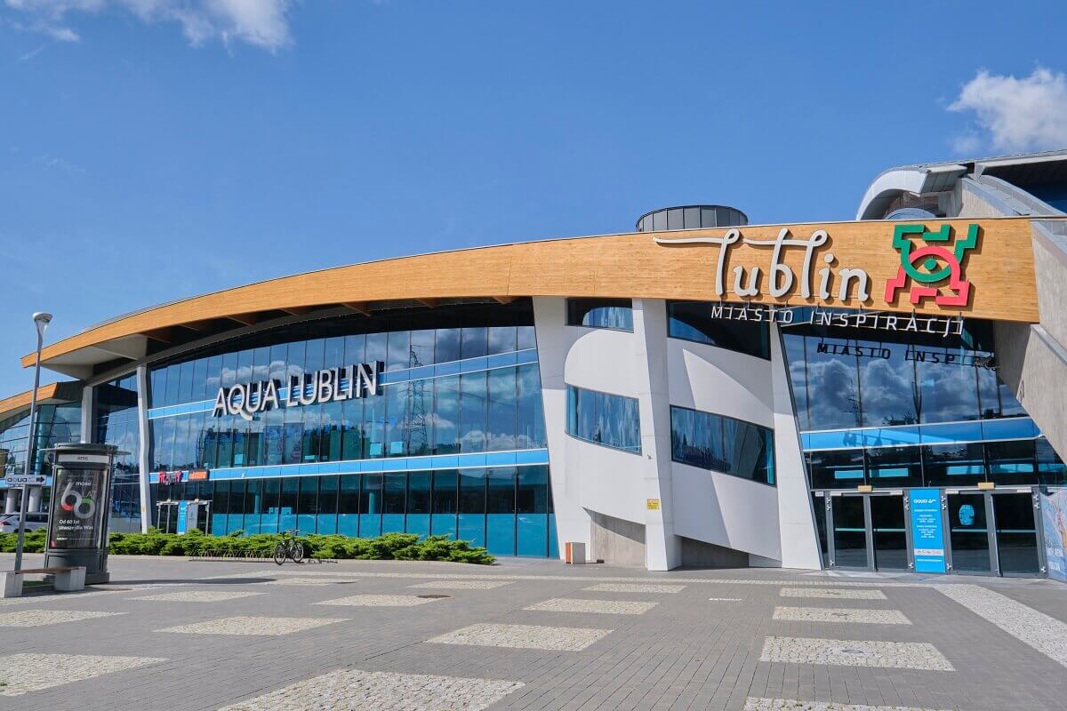 Aqua Lublin – aquapark w Lublinie 1 Wejście główne Aqua Lublin