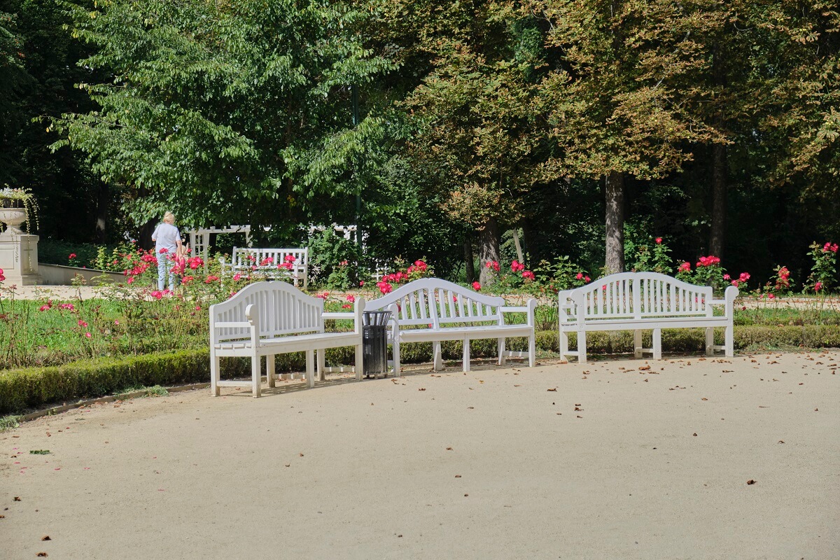 Ogród Saski, czyli najstarszy park w Lublinie 1 Skwer i ławki w Ogrodzie Saskim