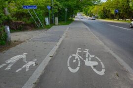 sciezka rowerowa na al warszawskiej