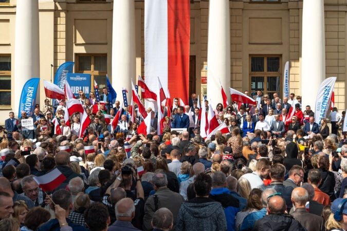wiec wyborczy rafala trzaskowskiego w lublinie