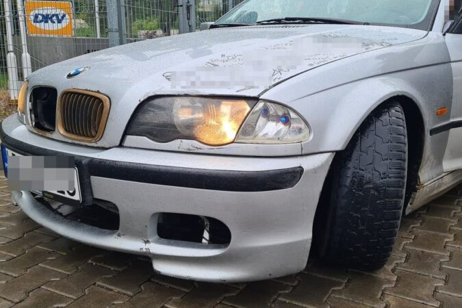 zatrzymane do kontroli niesprawne bmw