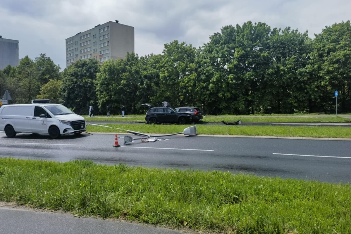 Wypadek na al. Kompozytorów Polskich w Lublinie