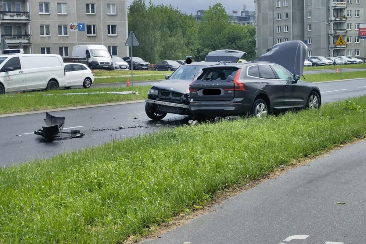 Wypadek na al. Kompozytorów Polskich w Lublinie