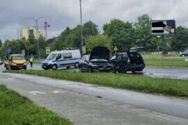 zderzenie volvo z bmw na al kompozytorow polskich
