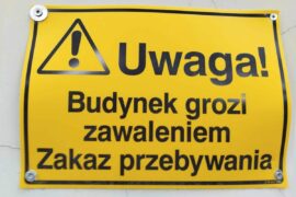 Budynek grozi zawaleniem