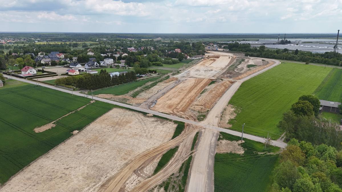 Budowa S19 Lublin - Lubartów nabiera tempa. Zobacz postęp z prac (zdjęcia i wideo) 1 Postęp prac S19 Lublin Lubartów | fot. GDDKiA