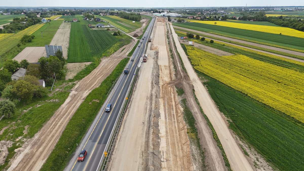 Budowa S19 Lublin - Lubartów nabiera tempa. Zobacz postęp z prac (zdjęcia i wideo) 7 Postęp prac S19 Lublin Lubartów | fot. GDDKiA