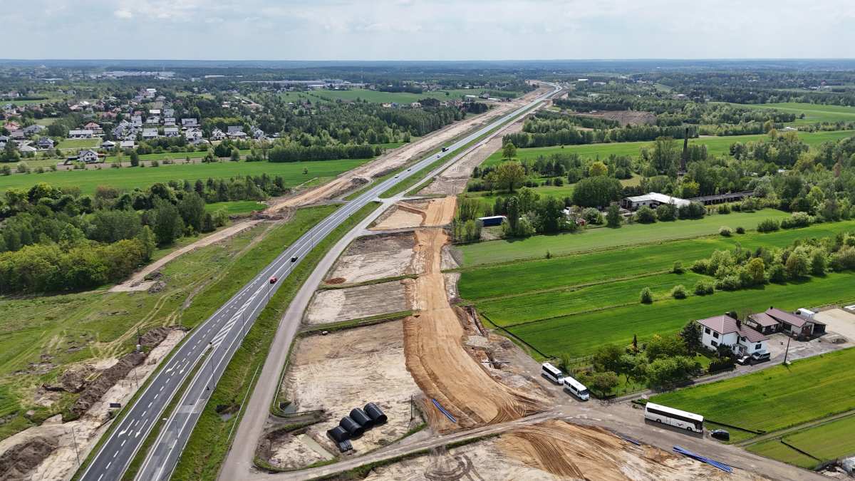 Budowa S19 Lublin - Lubartów nabiera tempa. Zobacz postęp z prac (zdjęcia i wideo) 5 Trasa S19 Lublin Lubartow budowa 26