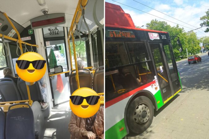 kierowca trolejbusu linii 161 wyprosil z pojazdu dziewczynke z lodem