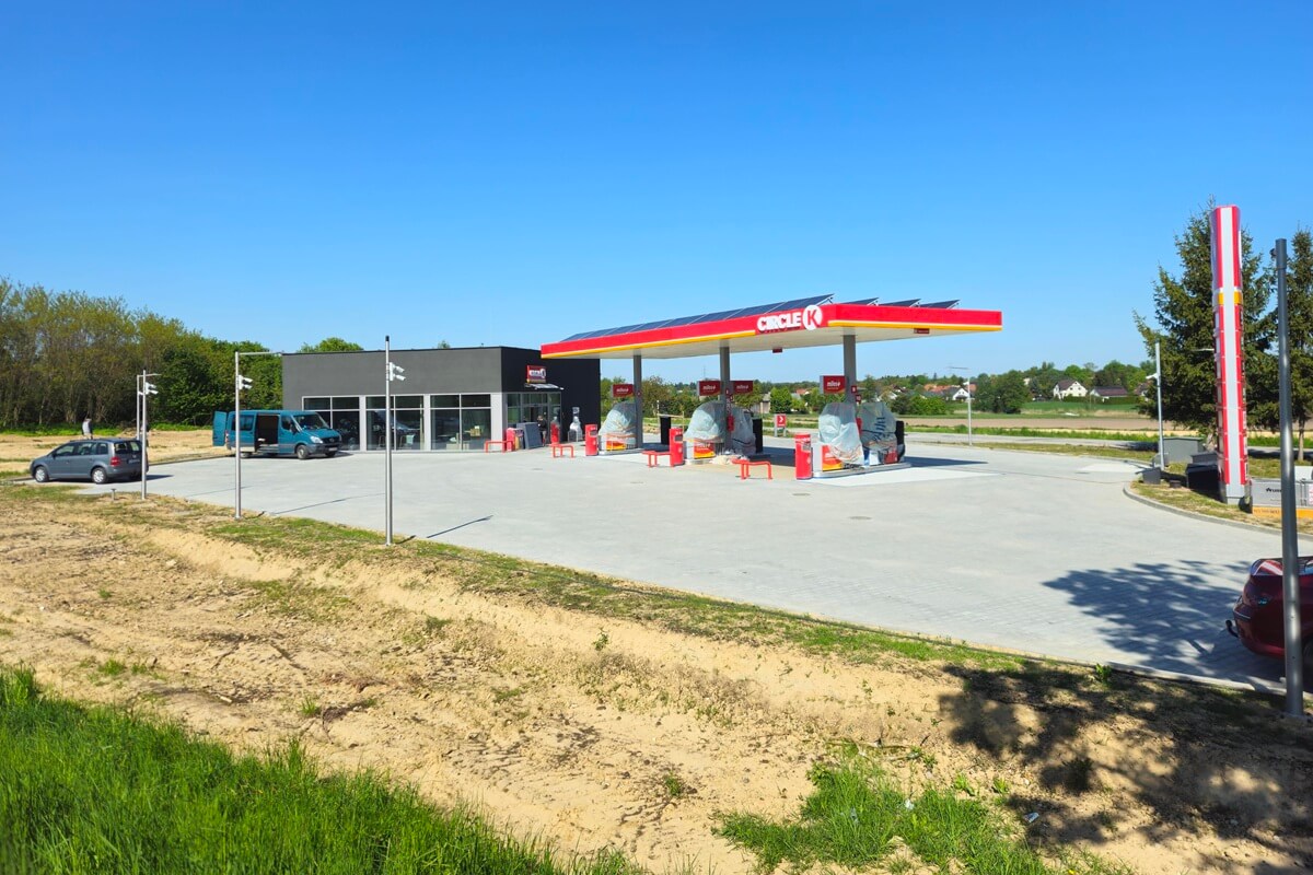 Nowa stacja paliw na wylocie z Lublina już prawie gotowa! Kiedy otwarcie? (zdjęcia) 3 Stacja paliw Circle K w Konopnicy