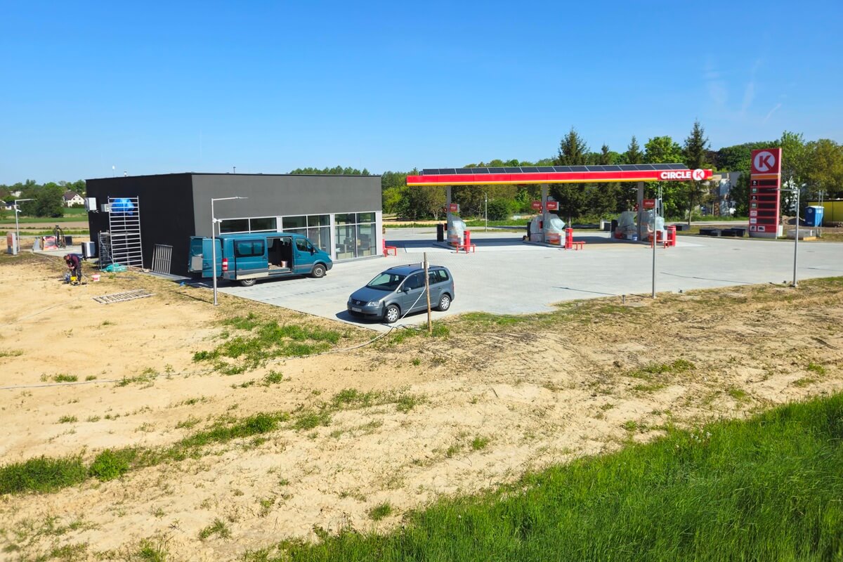 Nowa stacja paliw na wylocie z Lublina już prawie gotowa! Kiedy otwarcie? (zdjęcia) 4 Stacja paliw Circle K w Konopnicy