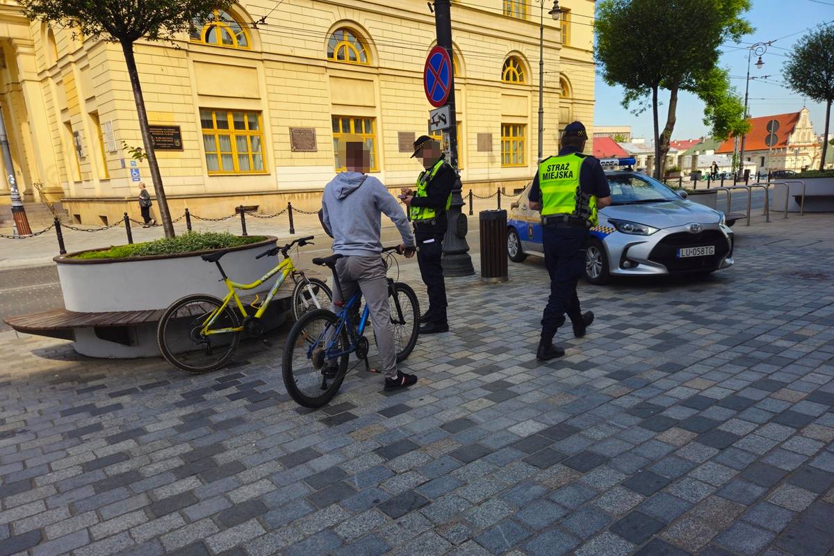 Strażnicy miejscy zatrzymali dwóch rowerzystów