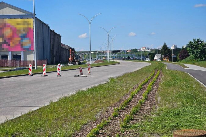 prace drogowe na przedluzeniu ul lubelskiego lipca 80